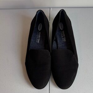 Dr. Scholl's Black Slip-On Memory Foam Flats